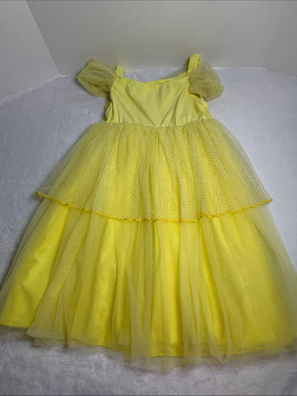 SHEIN Beuty Yellow Princess Tulle Costume Dress for Kids Size 7